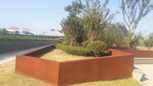 台山耐候钢挡土墙
